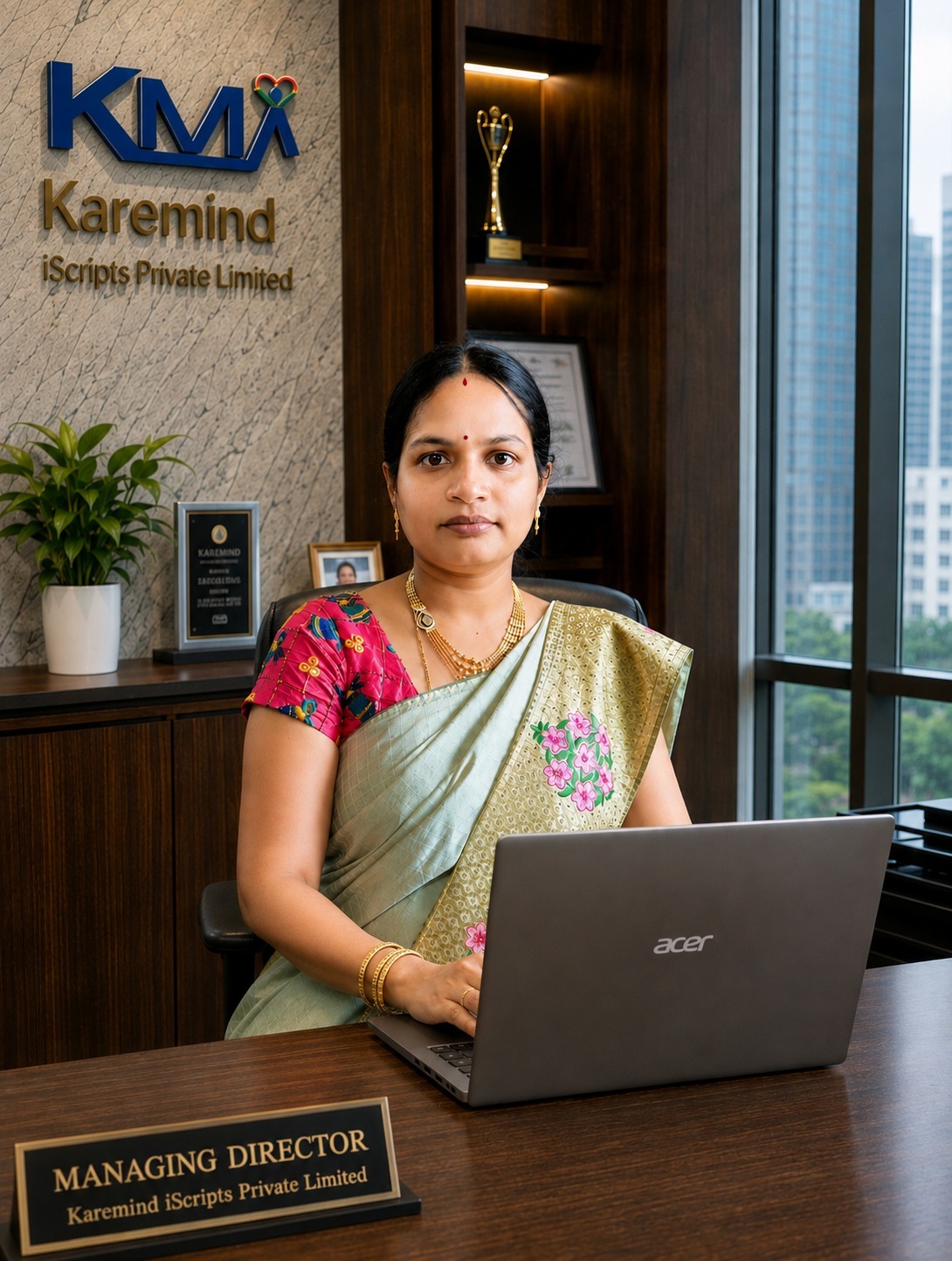 Sandya Chillakuru, Managing Director and Founder, Karemind iScripts